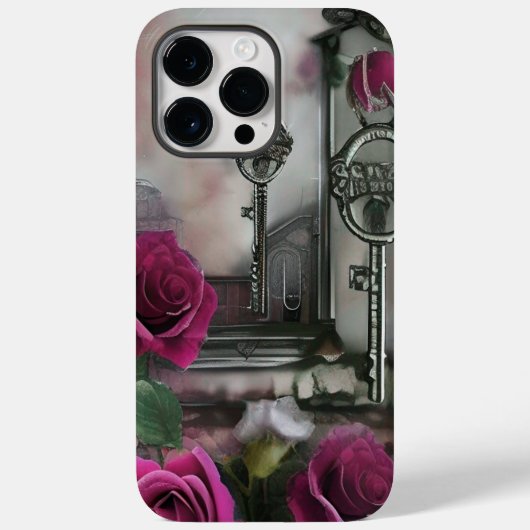 Coques Case-Mate iPhone Skeleton Roses clés Imaginaire Art (Verso)