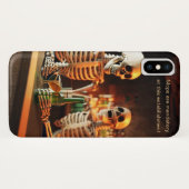 Coques Case-Mate iPhone Skeletons dans un bar (Dos (Horizontal))