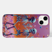 Coques Case-Mate iPhone Skeletons dansants (Verso (horizontal))