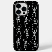Coques Case-Mate iPhone Skeletons d'Halloween noirs (Verso)