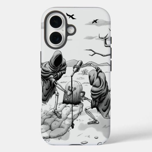 Coques Case-Mate iPhone Skeletons in the desert (Verso)