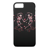 Coques Case-Mate iPhone Skeletons tenant les mains Coeur Valentines concep (Dos)