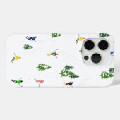 Coques Case-Mate iPhone Ski alpin Ski Ski Arbres d'hiver (Verso (horizontal))