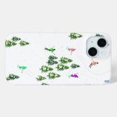Coques Case-Mate iPhone Ski alpin Ski Ski Arbres d'hiver (Verso (horizontal))