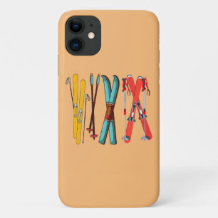 Case-Mate iPhone Case Ski amusant Ski coloré Ski skieur