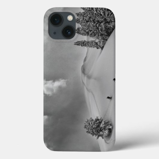 Coques Case-Mate iPhone Ski de fond en poudre (Verso)