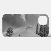 Coques Case-Mate iPhone Ski de fond en poudre (Verso (horizontal))