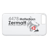 Coques Case-Mate iPhone Ski de Matterhorn-Zermatt (Dos (Horizontal))