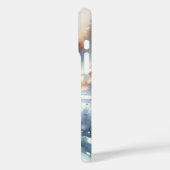 Coques Case-Mate iPhone Ski De Neige En Aquarelle (Verso / Gauche)