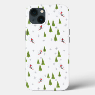 Case-Mate iPhone Case Ski de neige moderne en hiver