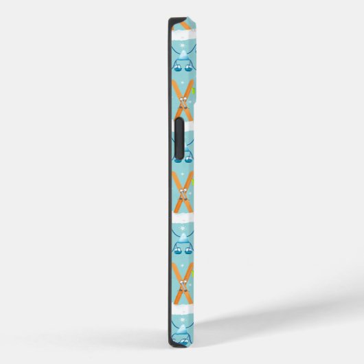 Coques Case-Mate iPhone Ski d'hiver Damask (Verso / Droite)