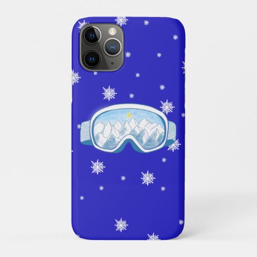 Coques Case-Mate iPhone Ski Goggers Snowflake Dance (Dos)
