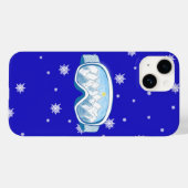 Coques Case-Mate iPhone Ski Goggers Snowflake Dance (Verso (horizontal))