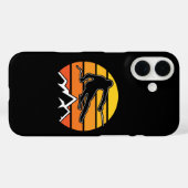 Coques Case-Mate iPhone Ski Rétro (Verso (horizontal))