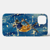 Coques Case-Mate iPhone Ski saut splatter art (Verso (horizontal))