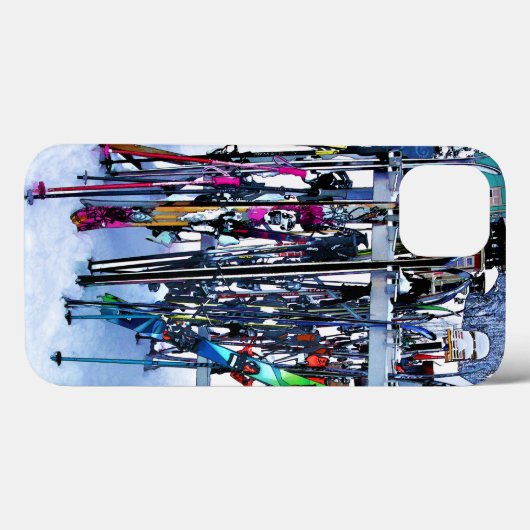 Coques Case-Mate iPhone Skis and Poles (Verso (horizontal))