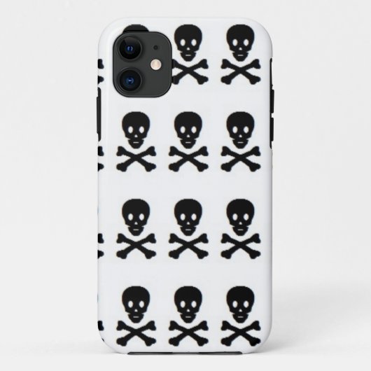 COQUES Case-Mate iPhone SKULL AND CROSSBONES (Dos)