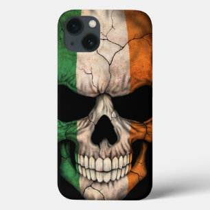 iPhone 13 Case Skull on Black