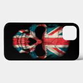 Coques Case-Mate iPhone Skull on Black (Verso (horizontal))