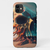 Coques Case-Mate iPhone Skull on the beach (Dos)