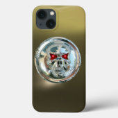 Coques Case-Mate iPhone SKULL RIDERS GEM gris noir (Verso)