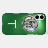 Coques Case-Mate iPhone SKULL RIDERS MONOGRAMME vert (Verso (horizontal))