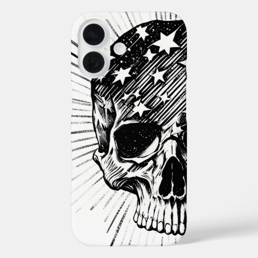 Coques Case-Mate iPhone Skull & Stars II (Verso)