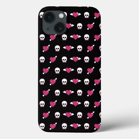 Coques Case-Mate iPhone Skulls and hearts (Verso)