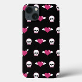 Coques Case-Mate iPhone Skulls and hearts (Verso)