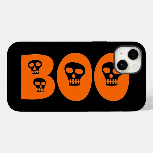 Coques Case-Mate iPhone Skully Boo (Verso (horizontal))