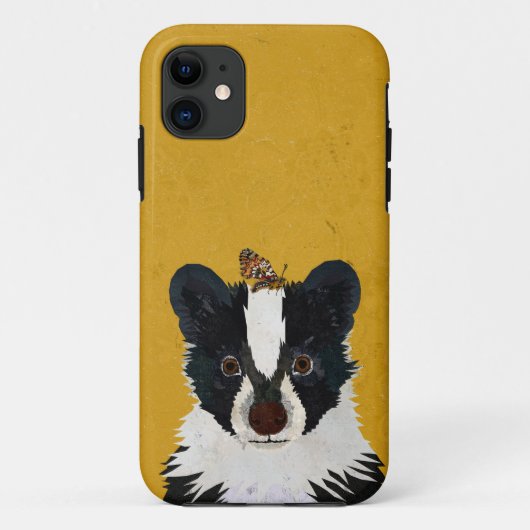 COQUES Case-Mate iPhone SKUNK & BUTTERFLY (Dos)