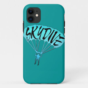 Coques Pour iPhone Skydive artistique fanatique bleu fade iphone 5 co