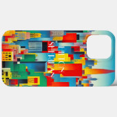 Coques Case-Mate iPhone Skyline Cityscape moderne (Verso (horizontal))