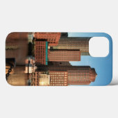 Coques Case-Mate iPhone Skyline de Boston (Verso (horizontal))