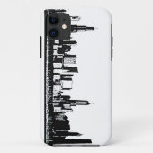 Coques Case-Mate iPhone Skyline de Chicago (Dos)