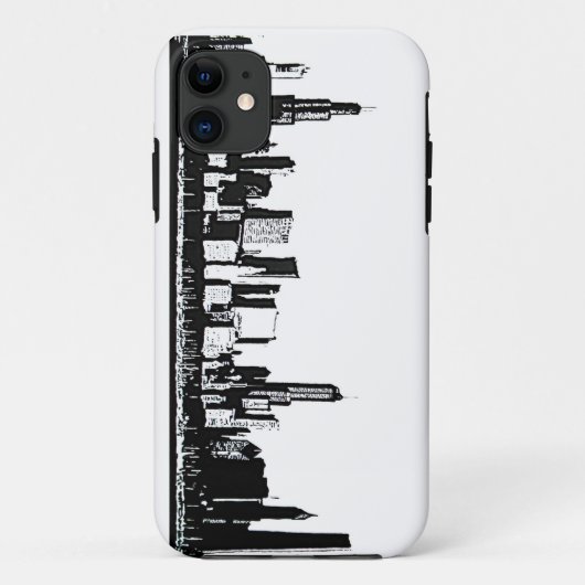 Coques Case-Mate iPhone Skyline de Chicago (Dos)