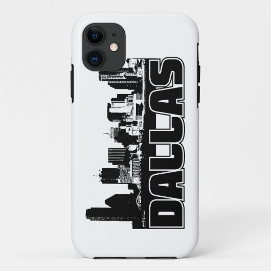 Coques Case-Mate iPhone Skyline de Dallas (Dos)