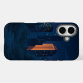 Coques Case-Mate iPhone Skyline de nuit (Verso (horizontal))