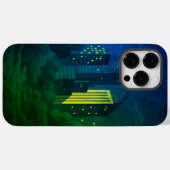 Coques Case-Mate iPhone Skyline de nuit (Verso (horizontal))