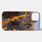 Coques Case-Mate iPhone Skyline du centre-ville de Chicago à la tombée de (Verso (horizontal))