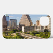 Coques Case-Mate iPhone Skyline du centre-ville sur Lady Bird Lake (Verso (horizontal))
