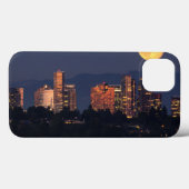 Coques Case-Mate iPhone Skyline Du Lac Washington À Dusk (Verso (horizontal))