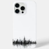 Coques Case-Mate iPhone Skyline noir et blanc (Verso)