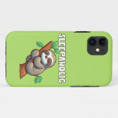 Coques Case-Mate iPhone Sleepaholic - Amateurs de sommeil - Sleeping Sloth (Dos (Horizontal))