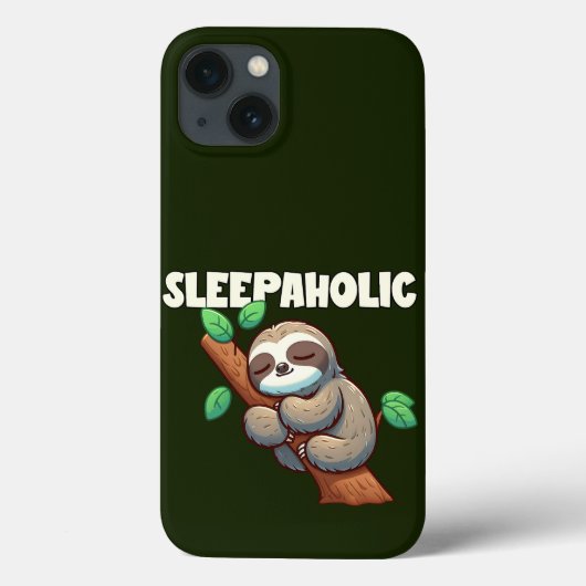 Coques Case-Mate iPhone Sleepaholic - Amateurs de sommeil - Sleeping Sloth (Verso)