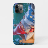 Coques Case-Mate iPhone Sleeping Gnome in Nighttime Garden (Dos)