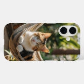Coques Case-Mate iPhone Sleepy Cat in Hammock (Verso (horizontal))