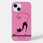 Coques Case-Mate iPhone Sleepy Kitty Personnalisé (Verso)