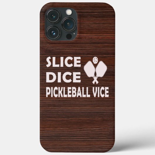Coques Case-Mate iPhone Slice Dice Pickleball Vice Fundy Pickleball Player (Verso)