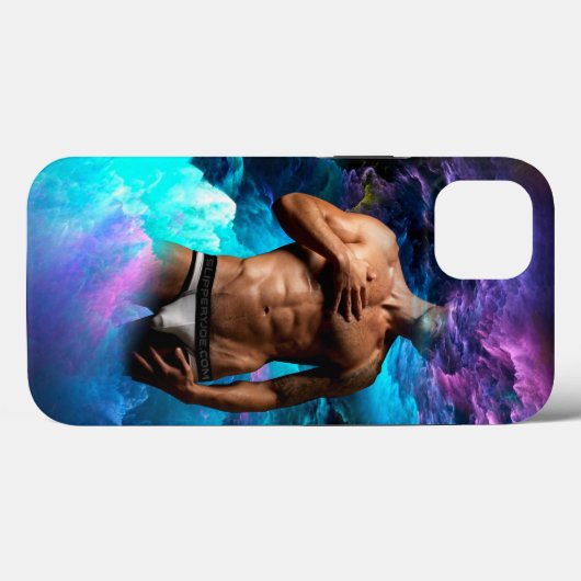 Coques Case-Mate iPhone SlipperyJoe homme musclé sous-vêtements bulle dyna (Verso (horizontal))